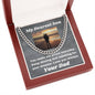 To My Son Cuban Link Chain Gift