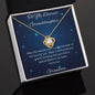 Love Knot Necklace, Grandmother Gift to Granddaughter