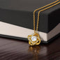 Love Knot Necklace, Grandmother Gift to Granddaughter