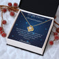 Love Knot Necklace, Grandmother Gift to Granddaughter