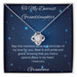 Love Knot Necklace, Grandmother Gift to Granddaughter