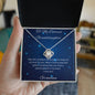 Love Knot Necklace, Grandmother Gift to Granddaughter