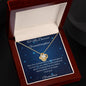 Love Knot Necklace, Grandmother Gift to Granddaughter