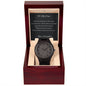 Wooden Watch - To Dad from Daughter