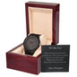Wooden Watch - To Dad from Daughter