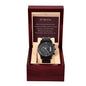 Black Chronograph Watch - To Dad from Daughter
