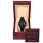 Black Chronograph Watch - To Dad from Daughter