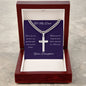 Artisan Cross on Cuban Link Chain