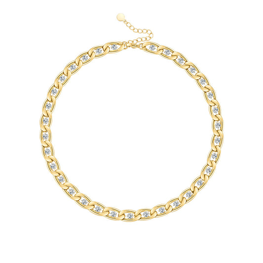 Zircon Choker Necklace