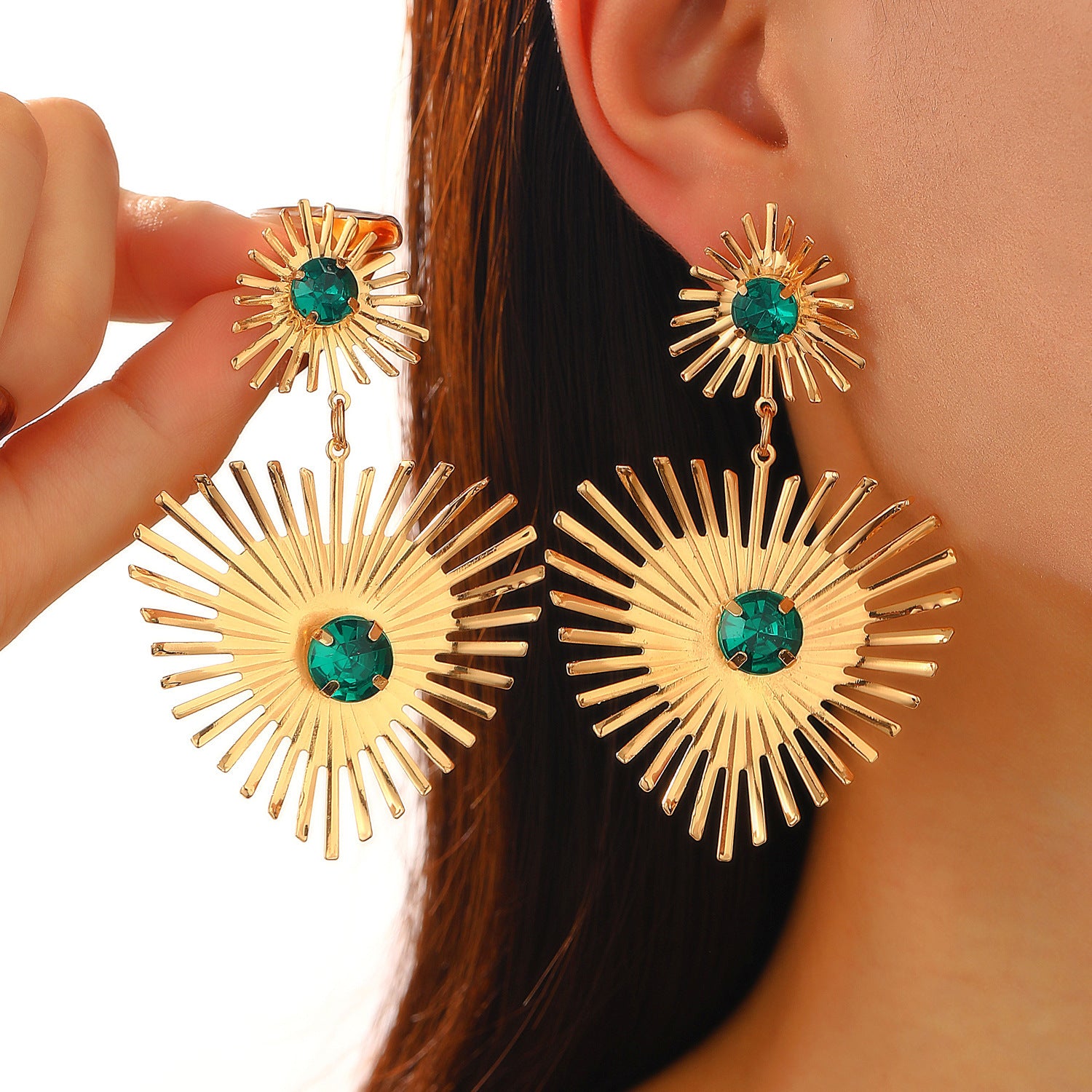 Bohemian Heart-shaped Earrings