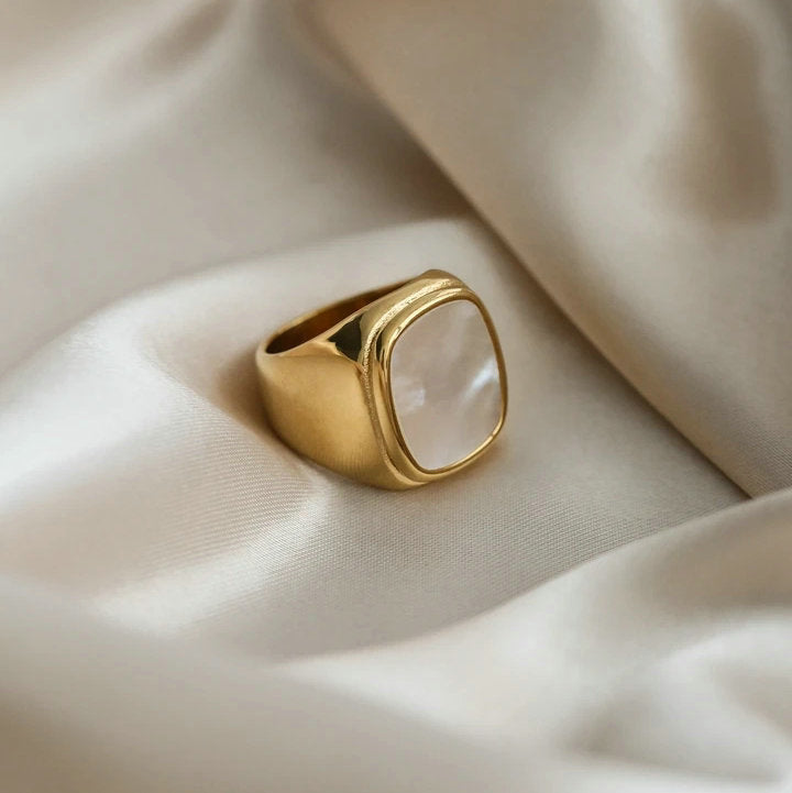 Gold Shell Ring