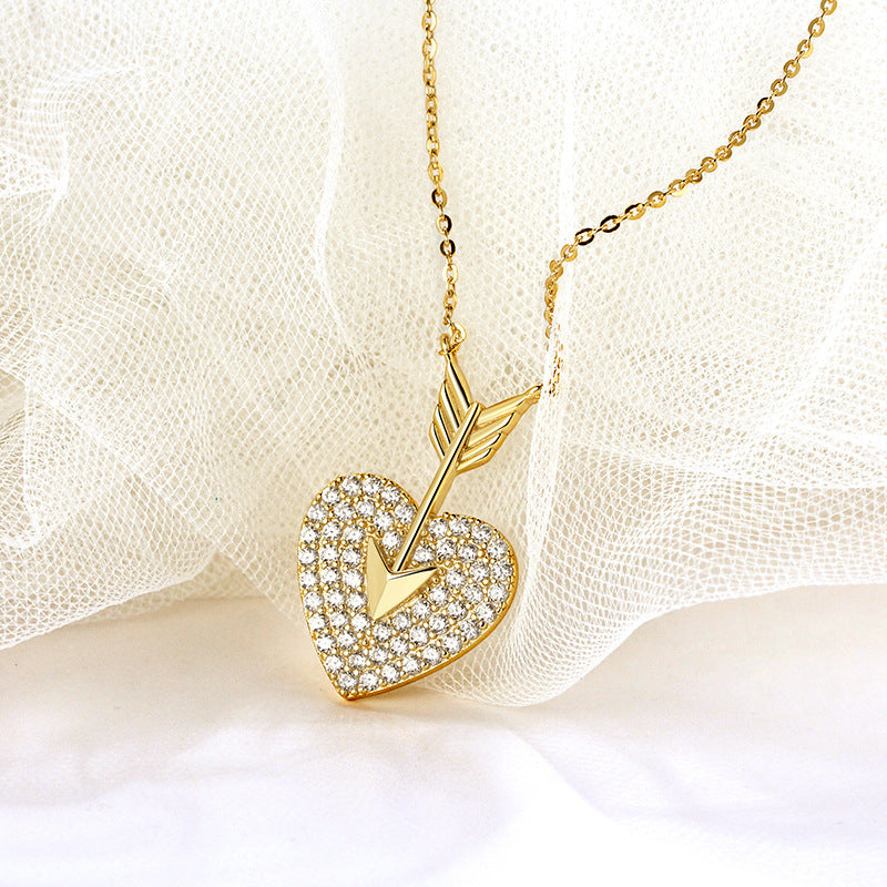 Arrow Heart Necklace