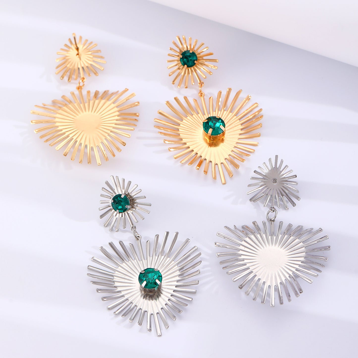Bohemian Heart-shaped Earrings