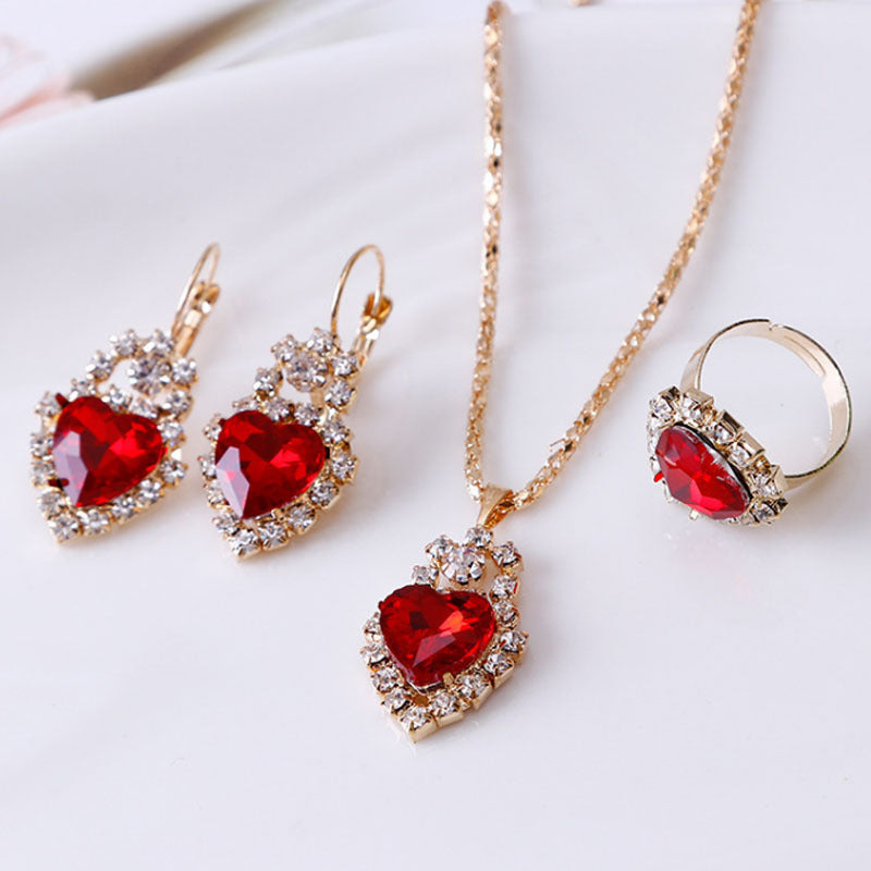 Rhinestone Jewelry Set