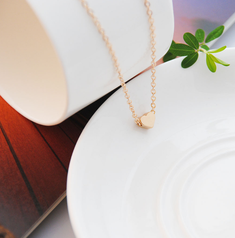 Dainty Heart Choker Necklace
