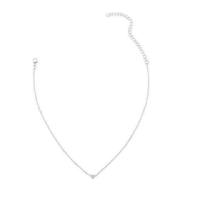 Dainty Heart Choker Necklace