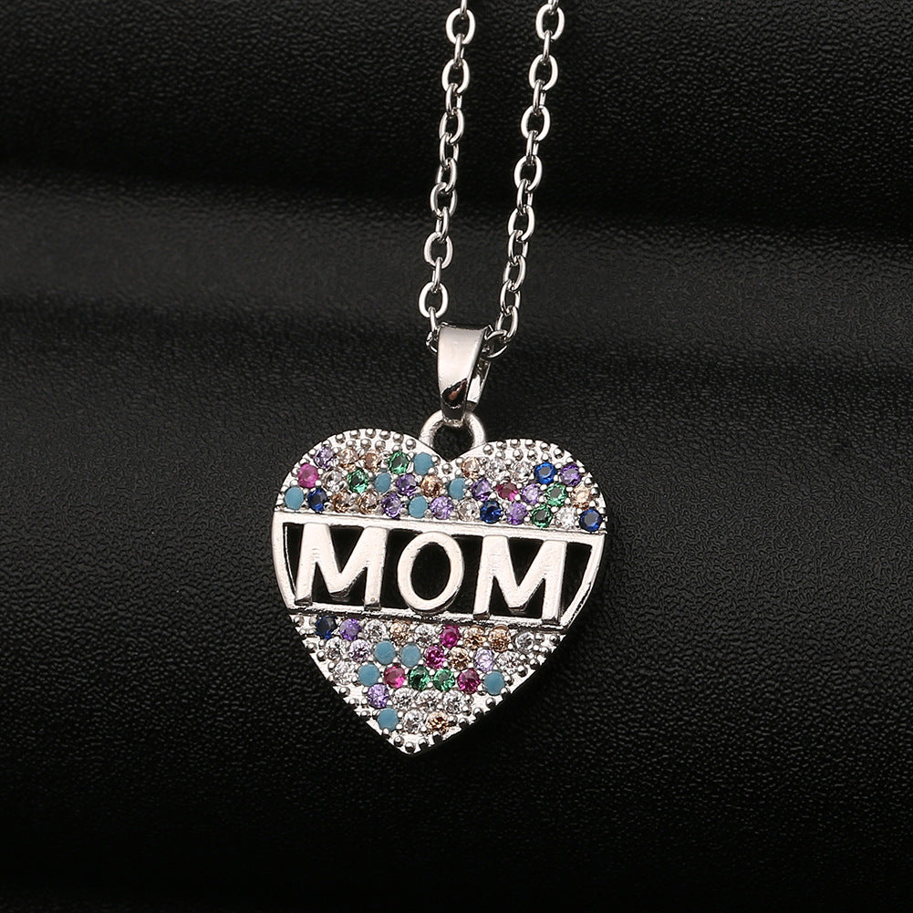 Heart Mom Necklace