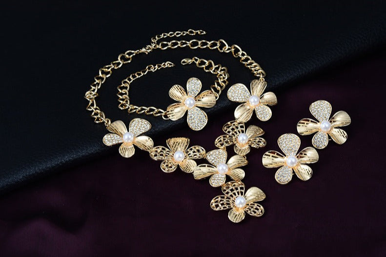 Petals of Elegance Jewelry Set