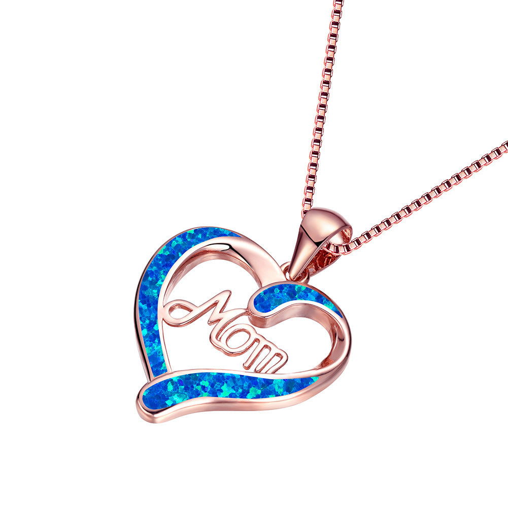 Love Mom Necklace