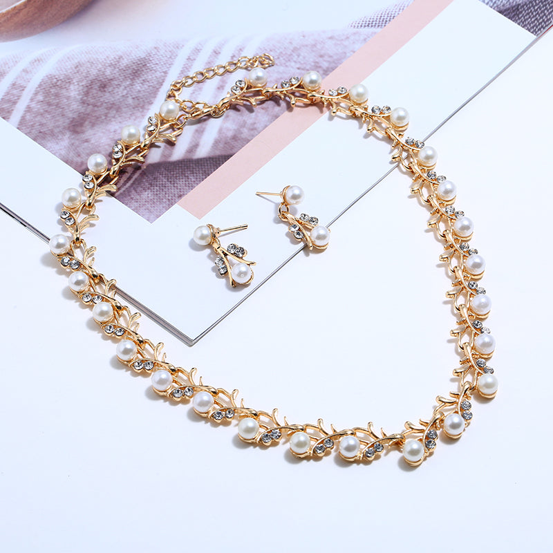 Dewdrop Pearl Jewelry Set