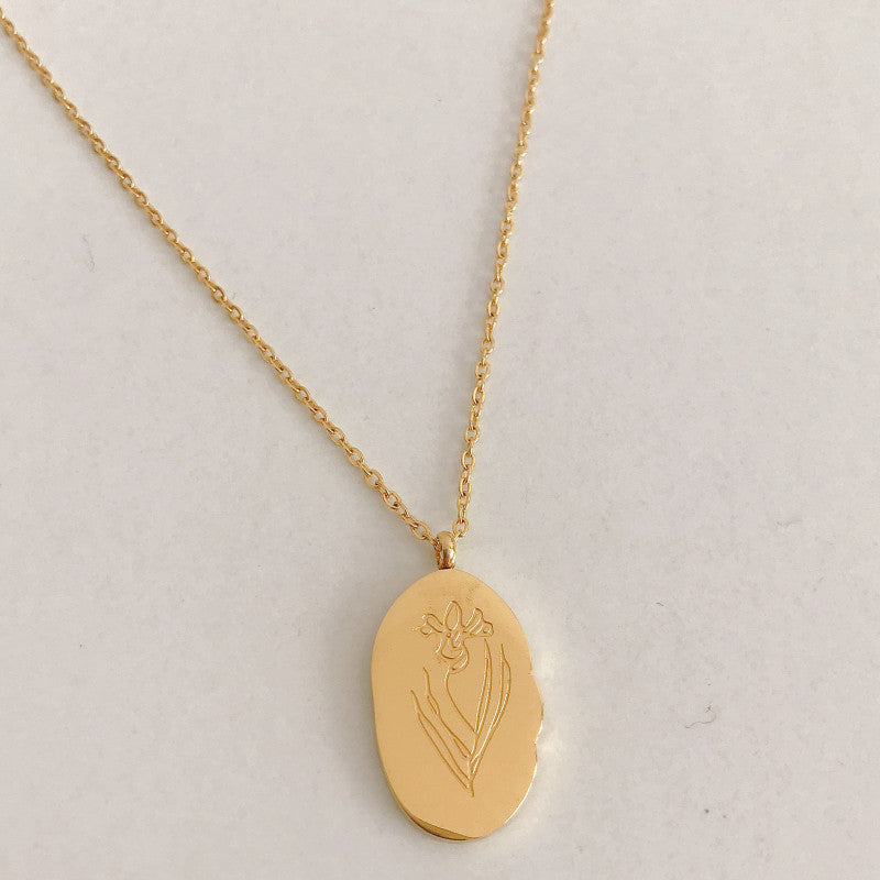 Birth Month Flower Necklace