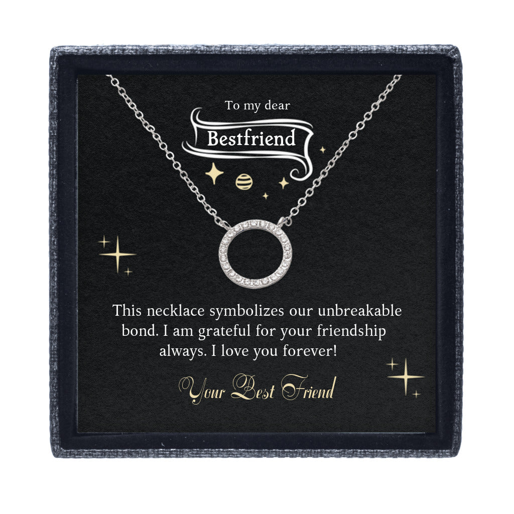 Wheel of Life - Circle Pendant Necklace To My Bestfriend