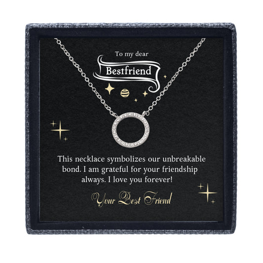Wheel of Life - Circle Pendant Necklace To My Bestfriend