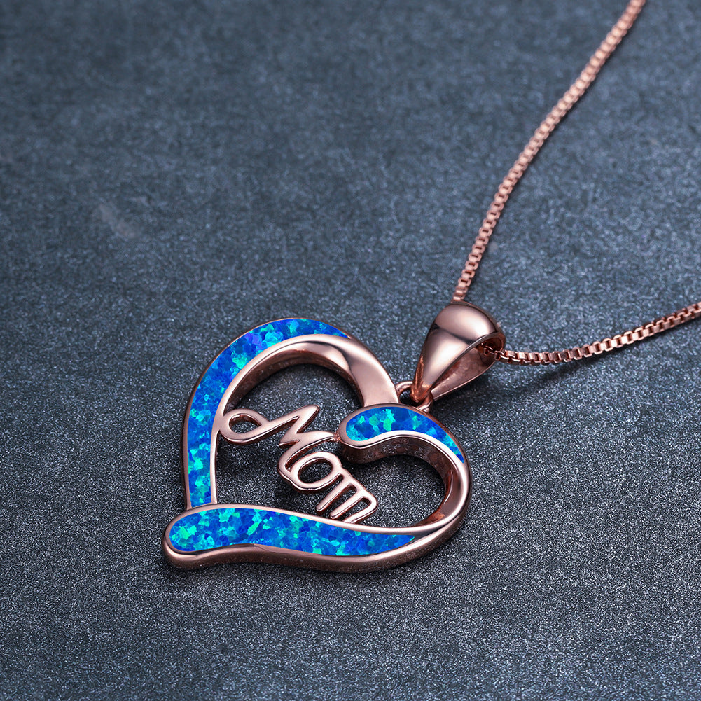 Love Mom Necklace