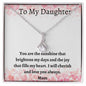 Alluring Beauty Necklace, To My Daughter from Mom