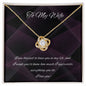 Love Knot Necklace, To My Wife