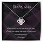 Love Knot Necklace, To My Wife