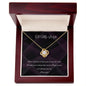 Love Knot Necklace, To My Wife