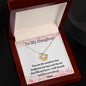 Love Knot Necklace, To My Daughter from Mom
