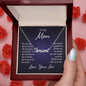 Custom Name Necklace For Mom From Son