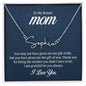 Signature Name Necklace For Bonus Mom