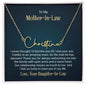 Signature Name Necklace For Mother-In-Law