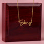 Signature Name Necklace For Mother-In-Law