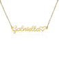 Custom Heart Name Necklace