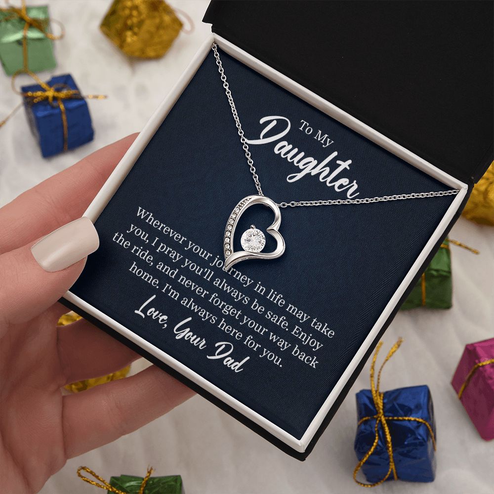Forever Love Necklace, To My Daughter From Dad