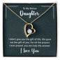 Forever Love Necklace, To My Bonus Daughter