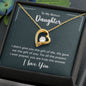 Forever Love Necklace, To My Bonus Daughter
