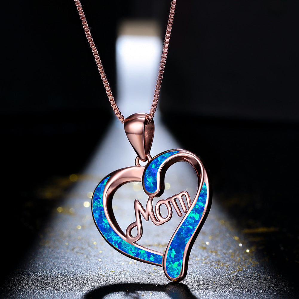 Love Mom Necklace