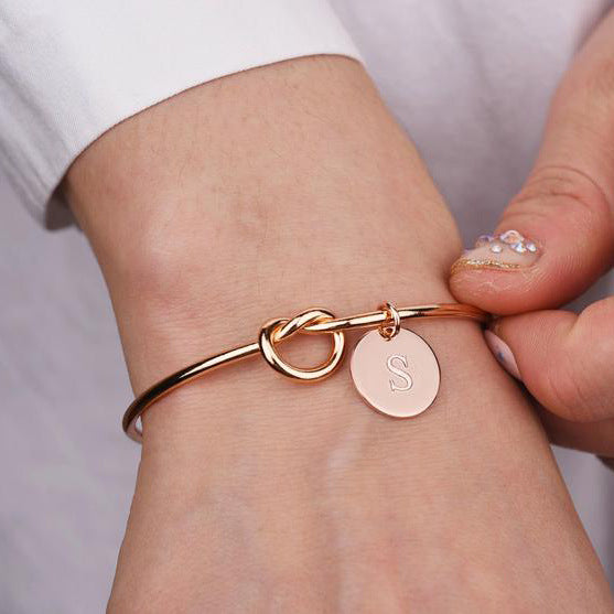 Initial Knot Bracelet