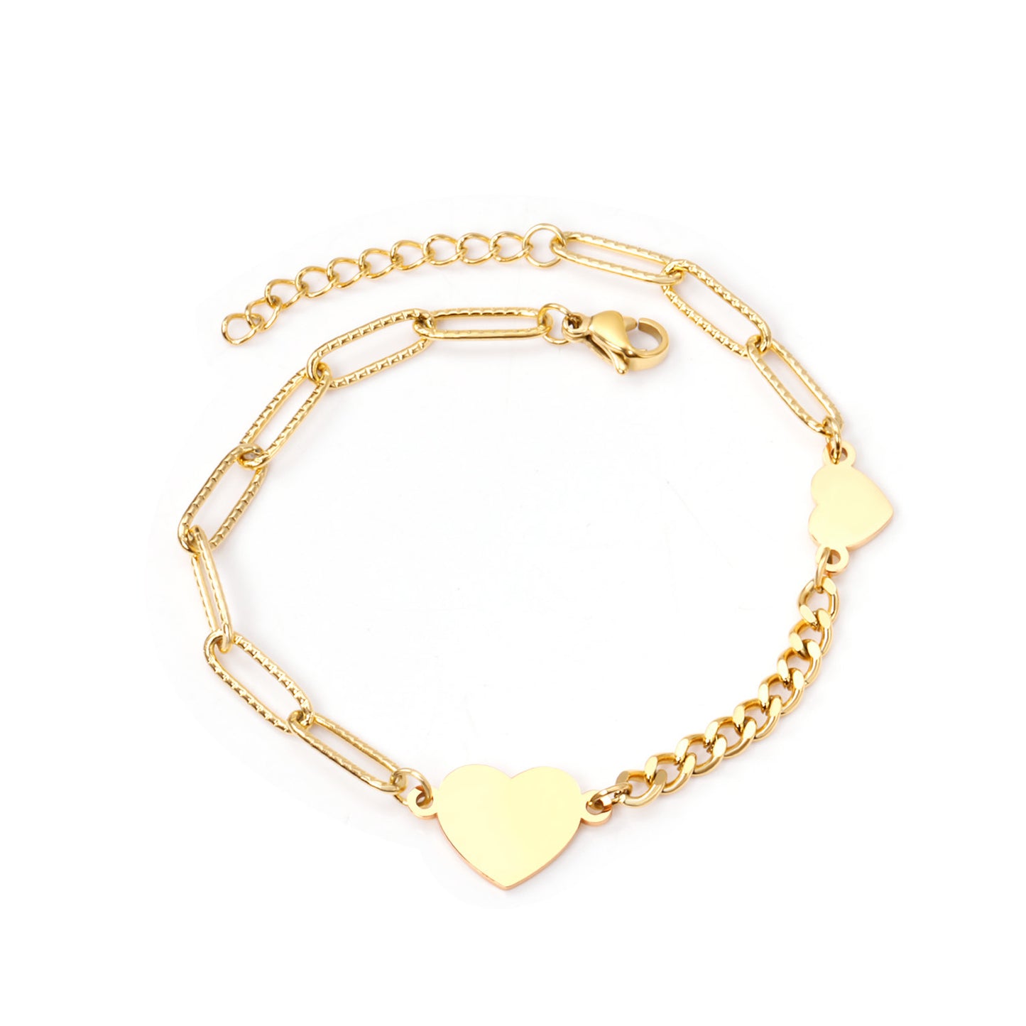 Heart Pendant Bracelet
