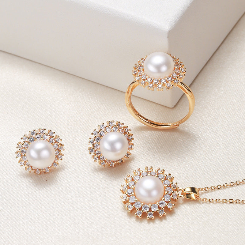 Elegant Freshwater Pearl Set