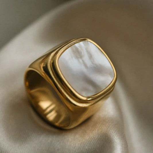 Gold Shell Ring