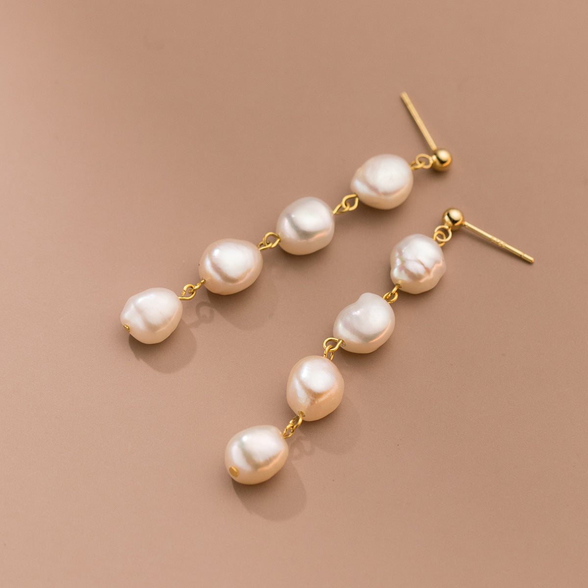 Pearl Tassel Earrings