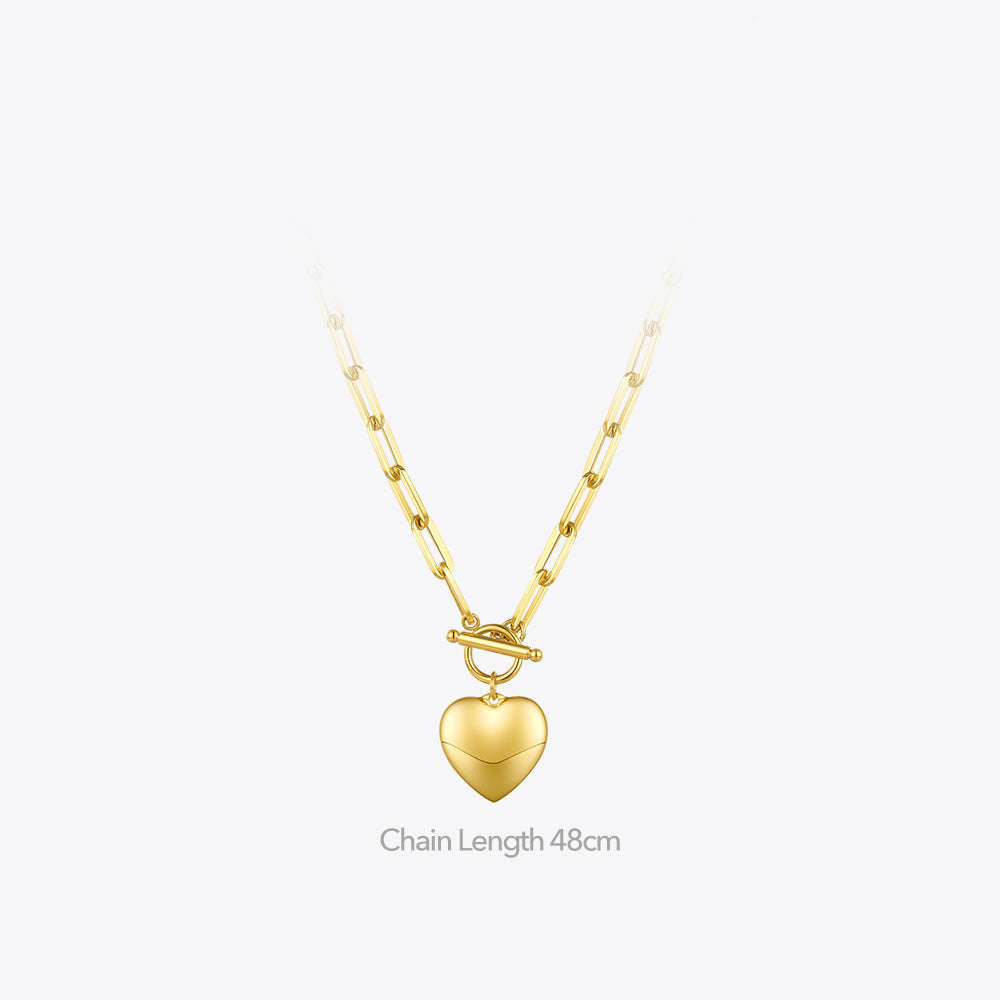 Heart Toggle Necklace