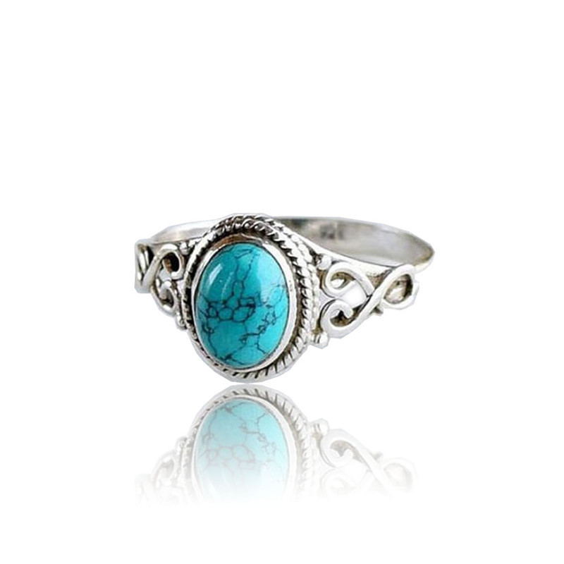 Blue Boho Ring