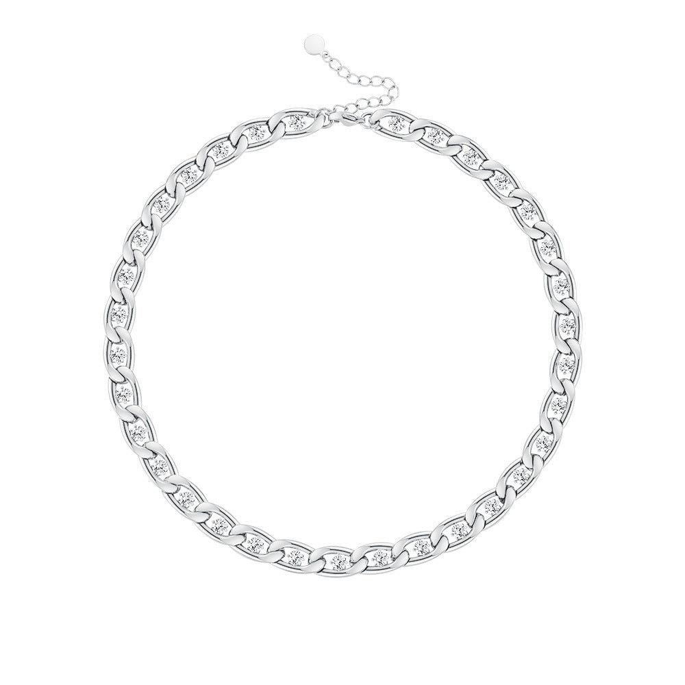 Zircon Choker Necklace